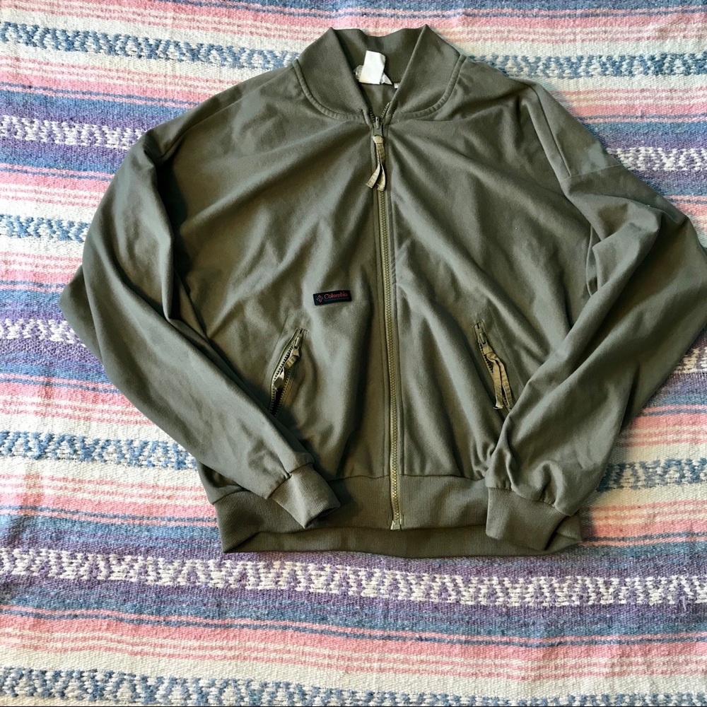 Vintage columbia sportswear fleece bomber jacket